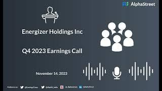 Energizer Holdings Inc Q4 2023 Earnings Call