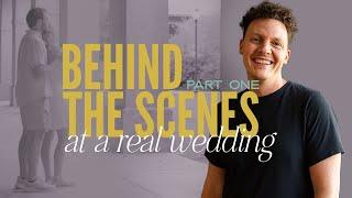 Behind the Scenes Shooting a Real Wedding Part 1 // How To Film Weddings