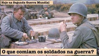 O que comiam os soldados na guerra?