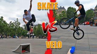 VELO vs SKATE -  Saut en Longueur (ca finit très mal pour@JosephGarbaccio  )