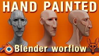 Hand painted character workflow in Blender