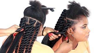 Detailed Step By Steps Braid Hairstyle / How To Make Your Braids Neat