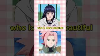 hinata vs sakura who is more beautiful #naruto #narutoshippuden #hinata #vs #sakura #kunoichi