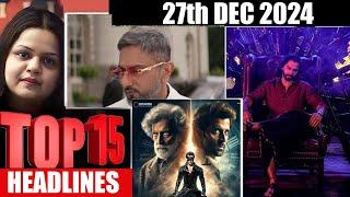 Top 15 Big News of Bollywood | 27th  DECEMBER 2024 | Salman Khan , Ramayana, Sunny Deol, Amir Khan