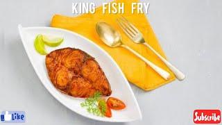 "Perfectly Crispy King Fish Fry Recipe"| surmai fish fry | Anjal fish fry | Easy and delicious 