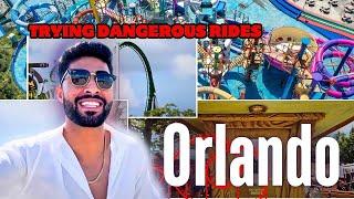 Dunya Ka Sub Se Dangerous Ride ? | Universal Studio Orlando | Shahzaib Rind Vlog USA 