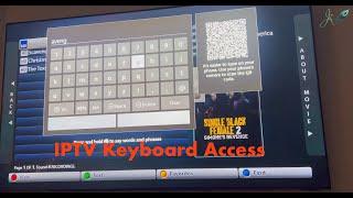 How to search in IPTV using keyboard