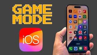 How To Turn Off Game Mode on iOS 18