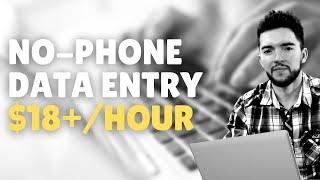 $18+/Hour Non Phone Work From Home Data Entry Jobs 2021