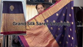 Sakath Grand look Silk Saree purchase ಮಾಡಿದೆ, Super color combination | Swara Madhyama