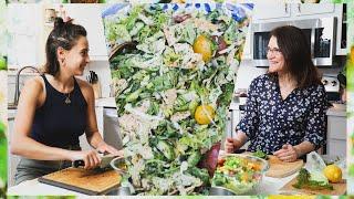 How to make Palestinian Fattoush: KING of Salads- with my Mama | Sahtein!