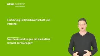 Auswirkungen der Umwelt auf Manager