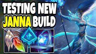 Challenger support tries out GLACIAL JANNA - NEW BUILD -14.21 LEAGUE OF LEGENDS