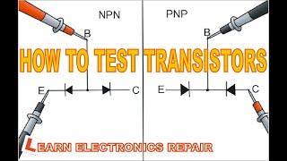 Transistors for Beginners Part 3 - How to test diagnose and repair Transistor circuits - LER #055