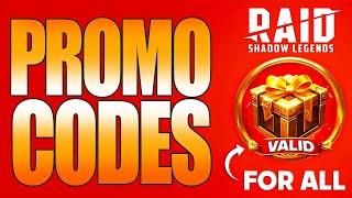 MOST ACTUALRaid Shadow Legends Promo Codes2024