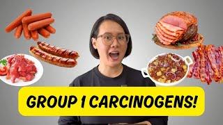 Processed meats are classified by WHO as GROUP 1 Carcinogens!