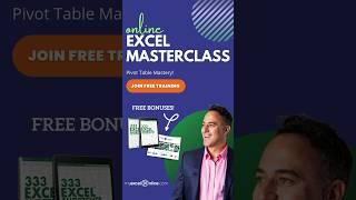 Free Pivot Table Class - https://www.myexcelonline.com/free-excel-pivot-tables-webinar/