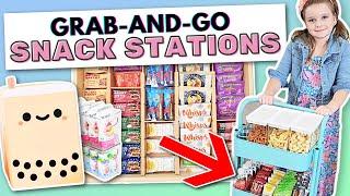 Build a REAL Snack Store in YOUR HOUSE?! Ultimate SNACK STATION Organization