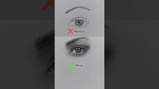 I Tried Drawing The Most Hyper-Realistic Eye Ever #art #drawing #shorts #drawingtutorial #artist