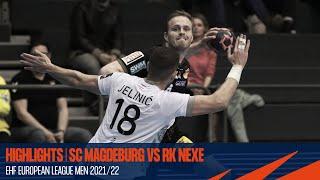 Highlights | SC Magdeburg vs RK Nexe | Round 6 | EHF European League Men 2021/22