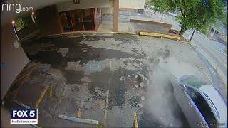 Video shows van crash into southwest Atlanta business