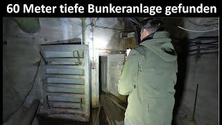 Loch im Boden führt in einen riesigen Bunker. Wir erkunden ihn