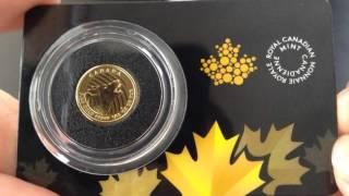 RCM 1/10th oz .99999 howling wolf coin