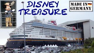 Unboxing DISNEY TREASURE - Spectacular FLOAT OUT at Meyer Shipyard Papenburg in Germany