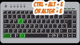 Type the (€) Euro sign or symbol on keyboard (windows) - come fare sinbolo dell'euro