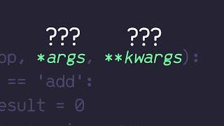 *Args and **Kwargs in Python