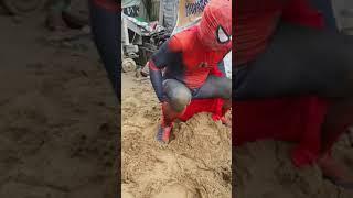 Video Hài Hước Người Nhện Thử Thách Nhào Lộn 03, Funny Video Spider-Man Acrobatics Challenge 03