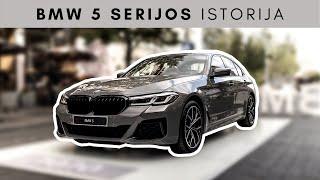 BMW 5 SERIJOS ISTORIJA: E34, E39, E60 APŽVALGA