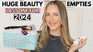 BEAUTY PRODUCT'S I'VE USED UP || SKINCARE, MAKEUP AND HAIRCARE - BEAUTY EMPTIES 2024