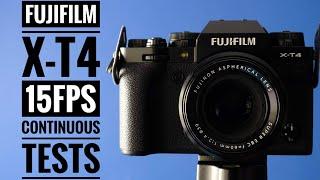 Fujifilm X-T4 15fps Continuous Shooting Tests (Mechanical Shutter)