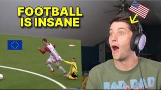 American reacts to Funniest Moments in Football