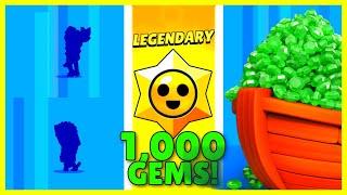 Spending 1,000 Gems in Brawl Stars! (Brawl Pass PLUS)