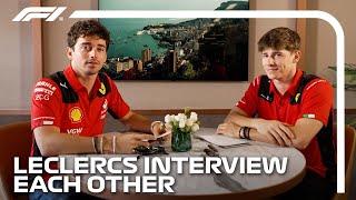 Charles And Arthur Leclerc Interview Each Other