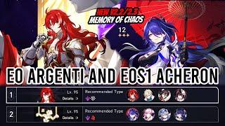 New v2.2/2.3 MoC 12 First Clear - E0 Argenti and E0S1 Acheron | Honkai Star Rail