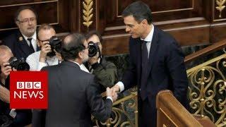 Mariano Rajoy: Spanish PM forced out of office - BBC News