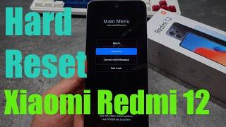 How To Hard Reset Xiaomi Redmi 12 Hyper OS