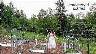 Homestead Diaries: orchard + garden tour | Day in My Life vlog