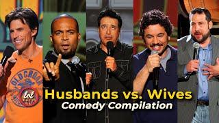 Husbands vs. Wives Comedy Compilation | A funny look at the differences between the sexes | LOLflix