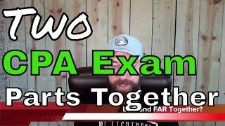 Two CPA Exam Parts Together (BEC & FAR) | CPA Review | Another71