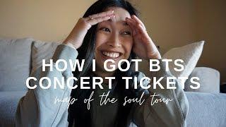 HOW I GOT BTS CONCERT TICKETS | BTS MAP OF THE SOUL TOUR | PROCESS + TIPS | VLOG 32