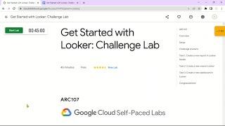 Get Started with Looker: Challenge Lab | ARC107 | Solution