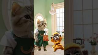 CUTE CAT JUST WANT DRINK PORORO #cutecats #catvideos #catlover #trendingshorts #shorts #funny #cat