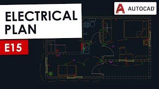 ELECTRICAL PLAN (Electrical Wiring) in AutoCAD Architecture 2023