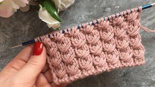 ВЕЛИКОЛЕПНЫЙ УЗОР СПИЦАМИ ДЛЯ ШАПОК, СНУДОВ, КАРДИГАНОВ!knittingpatterns