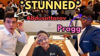 When Praggnanandhaa stunned world no.5 Nodirbek Abdusattorov with his move! | Prague Masters 2024