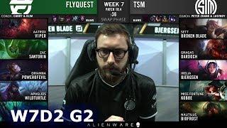 FlyQuest vs TSM | Week 7 Day 2 S10 LCS Spring 2020 | FLY vs TSM W7D2